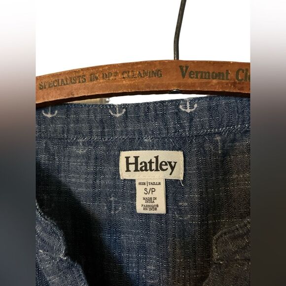 Hatley Chambray Anchor Shirt Size S/P - Picture 5 of 5